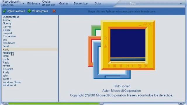 Máscaras clásicas del WIndows Media Player смотреть онлайн