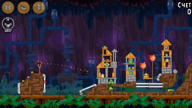 Angry Birds Classic Short Fuse But with OP Shockwave Bomb All levels смотреть онлайн