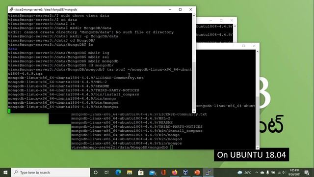 మాంగోడీబీ రెప్లికా సెట్ ఆన్ ఉబుంటు #MongoDB Replicaset on Ubuntu смотреть онлайн