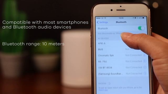 Wireless Speaker with colour changing touch lamp - ThumbsUp! смотреть онлайн