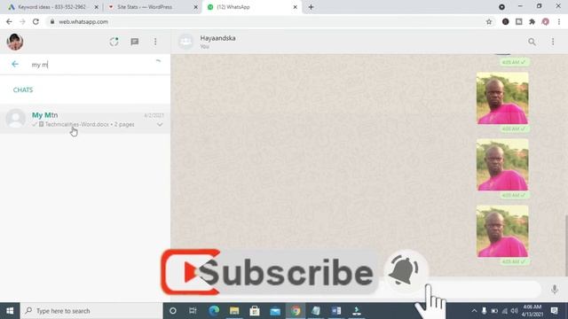 How to Send Word Document to WhatsApp Web смотреть онлайн