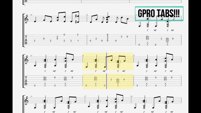 (Nirvana) Come As You Are - Fingersstyle Free Tab - Gpro Tabs!!! смотреть онлайн