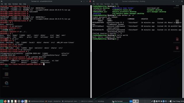 manjaro tricks - installing labview control design and simulation via docker part 1 смотреть онлайн