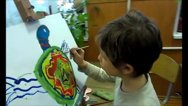 Уроки рисования для детей от 5 лет."Полосатая фантазия." Рисуем животных. смотреть онлайн