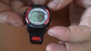 R-SPORT Детские спортивные наручные часы. Настройка времени и будильника.