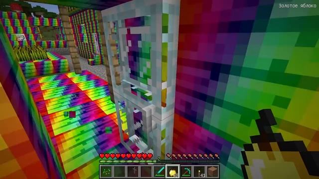 Я НАШЁЛ РАДУЖНУЮ ДЕРЕВНЮ ЖИТЕЛЕЙ В МАЙНКРАФТ НУБИК ИГРАЕТ В MINECRAFT 100% ТРОЛЛИНГ ЛОВУШКА смотреть онлайн