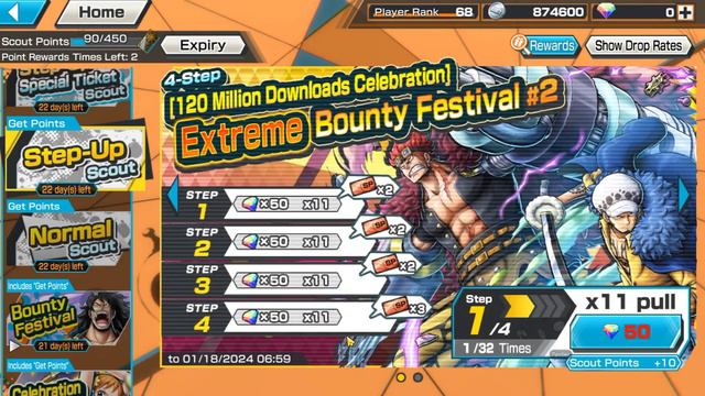 Обновление в игре! Малыш в Законе возвращается!! | One Piece: Bounty Rush смотреть онлайн
