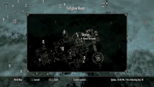 The Elder Scrolls V: Skyrim - Fellglow Keep Stone of Barenziah Location смотреть онлайн