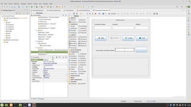 Java Swing with MySQL Step by Step Bonus 02 - Search By Name смотреть онлайн