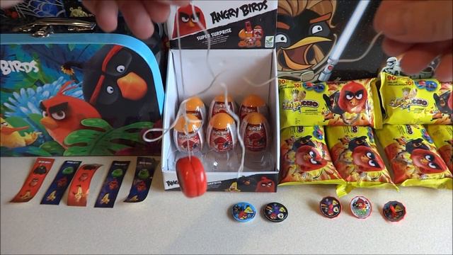 Angry Birds Movie 2017 NEW 12 Super Surprise Eggs + Toys & Stickers Juguetes Huevos Sorpresa смотреть онлайн