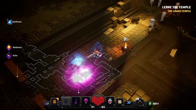 Lower Temple All Chests Locations Minecraft Dungeons Jungle Awakens смотреть онлайн
