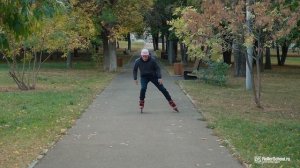 Как кататься на роликах. Часть 3: Коньковый ход. Основной вид передвижения.