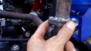 Глушитель на минитрактор с мотором F190 (15л.с)