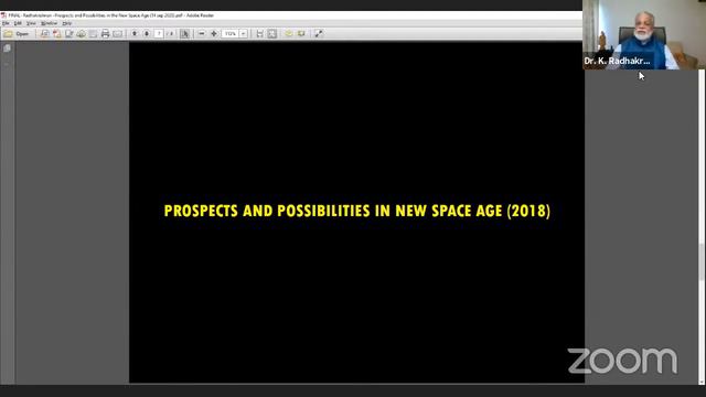 “Prospects and Possibilities in the New Space Age” By Dr K Radhakrishanan смотреть онлайн