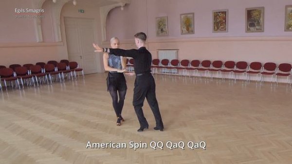 Jive Advanced Basic Choreography 1 of 4 - Simple Spin