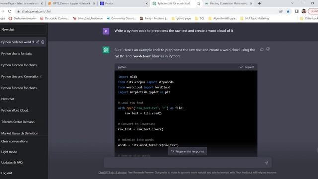 Chat GPT Word cloud Demo смотреть онлайн