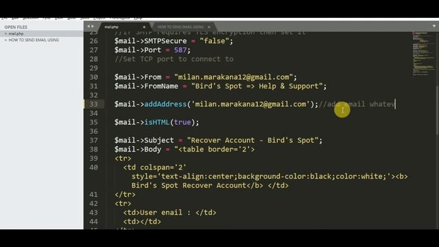 How to Send an Email in PHP using PHPMailer - YouTube смотреть онлайн