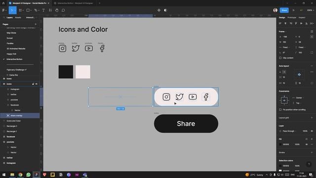 ?Interactive Share Button Tutorial in Figma #figma #ui смотреть онлайн