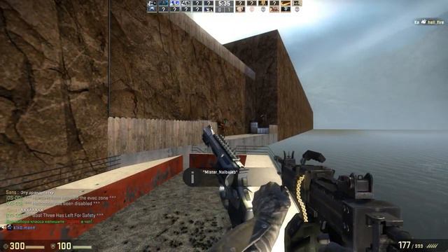 Counter Strike Global Offensive - Zombie Escape mod online gameplay on Boatescape5 map смотреть онлайн