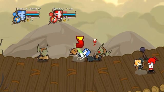 Летсплей по Castle crashers (немного пасхалак) смотреть онлайн