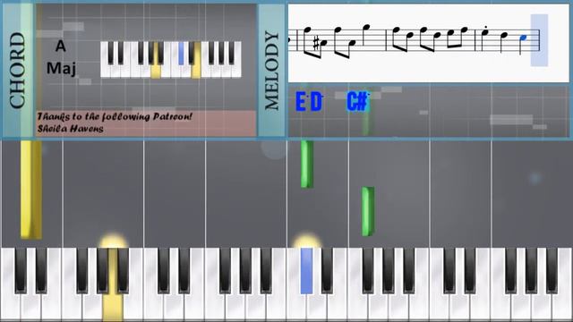 How to play Fallen Down (Reprise) by Toby Fox on Piano (Tutorial) смотреть онлайн