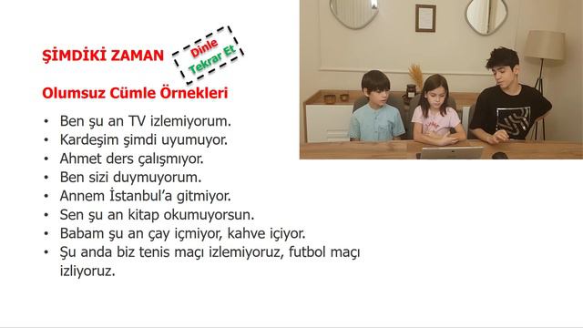 100 Sentences of Present Continuous Tense in Turkish - Türkçe Şimdiki Zamanda 100 Örnek Cümle смотреть онлайн