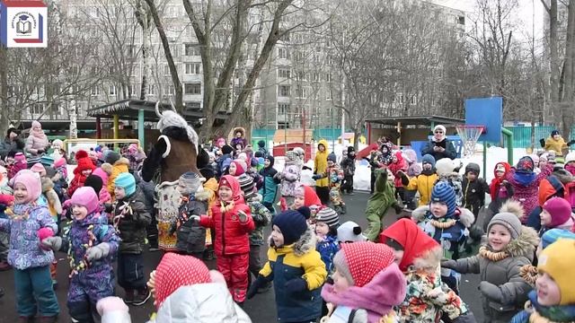 ? Видеорепортаж "Прощание с Масленицей" в дошкольном отделении школы. ?.mp4 смотреть онлайн