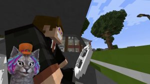 НЕПОСЛУШНЫЙ КОТЁНОК ПОХИТИЛ ДЕВУШКУ! МАЙНКРАФТ ЖИЗНЬ КОТА