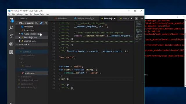 #03 Zakoduj BLOG od zera - Webpack i Sass смотреть онлайн