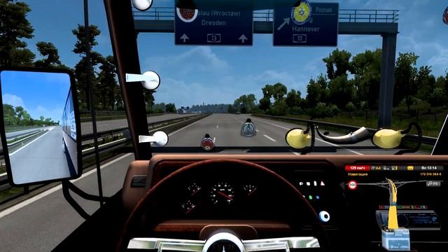 САМЫЙ ТРЕШОВЫЙ МОД! БЕШЕНЫЙ АВТОБУС MAGIRUS M2000! - Euro Truck Simulator 2 + РУЛЬ