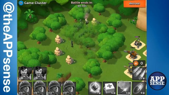 Game Cluster (24) Single Player Island - Boom Beach Walkthrough смотреть онлайн