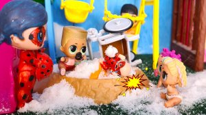 КТО ОБИДЕЛ ЛЕДИ БАГ!??? КУКЛЫ ЛОЛ СЮРПРИЗ! СЕМЕЙКА ЛЕДИ БАГ! куклы мультики ДАРИНЕЛКА