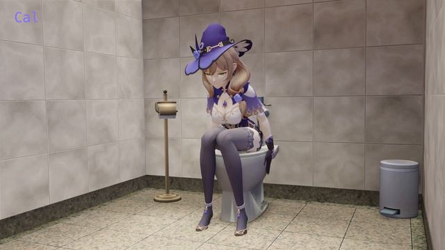18+ Blender Farts: Cal's Genshin Girls Fart Compilation