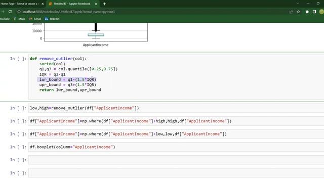 Removing outliers from a dataset |Outlier Removal from scratch |EDA смотреть онлайн