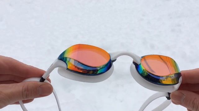 New Wave Swim Goggles - Snow swim in Boston Suburbs смотреть онлайн