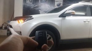 Автозапуск с родного ключа на Tayota Rav4