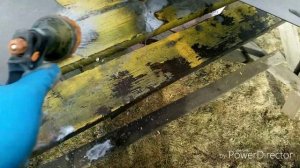 Подготовка метала под покраску. Обезжиривание и матирование поверхности.