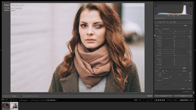 Ретушь портрета средствами Adobe Lightroom смотреть онлайн