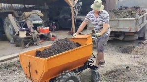 Испытание электрического мини-думпера