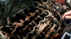 Снятие гбц хонда фит 2002 г.в. часть 1