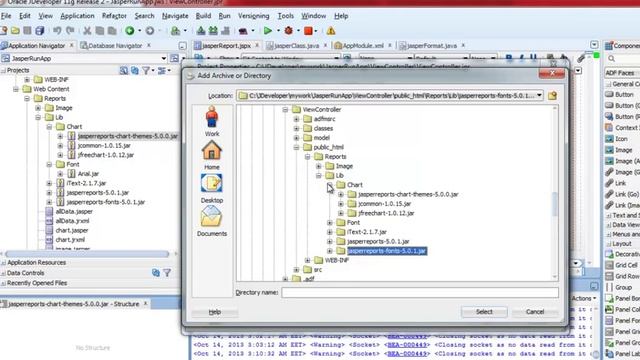 Jasper iReport 13- Call Report From Oracle ADF Application - Arabic смотреть онлайн