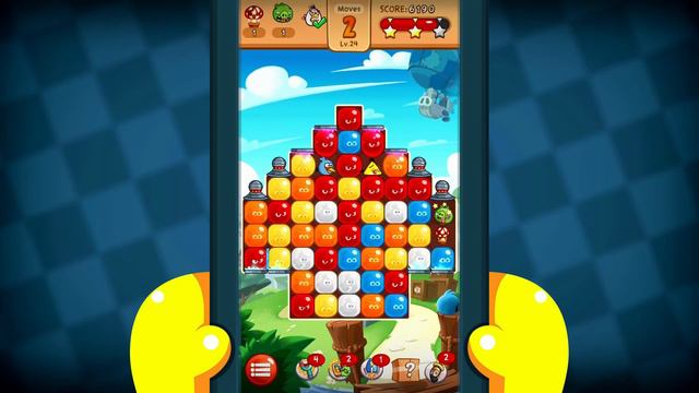Angry Birds Blast - Rovio Entertainment Oyj Level 24-25 Walkthrough