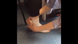 Крестообразная повязка на стопу