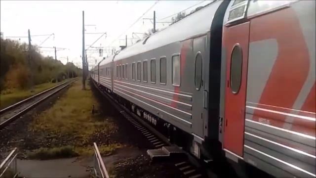 ЭП20-013 с фирменным поездом "Премиум" №30 "Новороссийск-Москва" смотреть онлайн