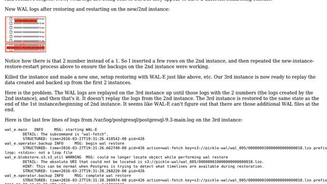Databases: Postgres: how to restore backup with WAL-E? смотреть онлайн