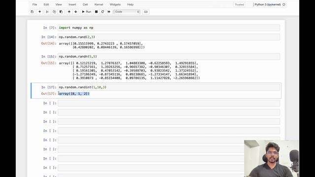 Numpy Tutorials | Random Zeros Ones Eye Explained | AI Simplified смотреть онлайн