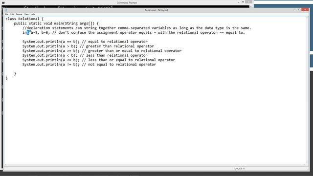 Learn Java Programming - Relational and Equality Operators смотреть онлайн