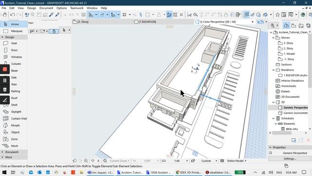 3D Printing Using Only ArchiCAD Part 1 смотреть онлайн