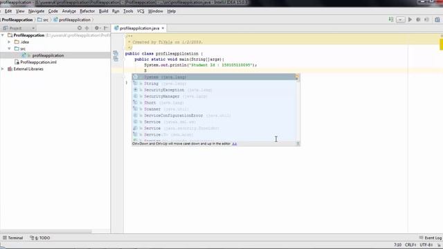 java การเขียนโปรแกรม Profile смотреть онлайн