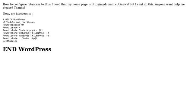Wordpress: .htaccess home configuration (2 Solutions!!) смотреть онлайн